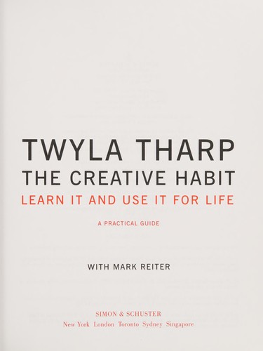 The Creative Habit