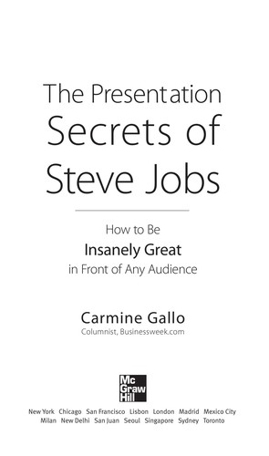 The Presentation Secrets of Steve Jobs